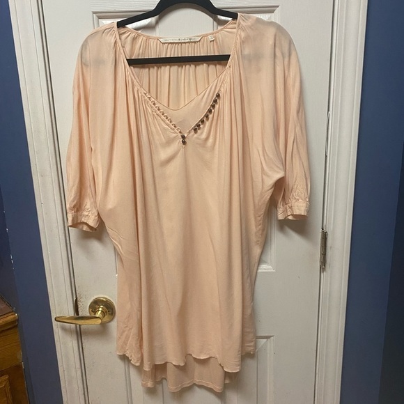Twelfth Street by Cynthia Vincent 2-n-1 blouse + chemise size Small - Picture 1 of 11